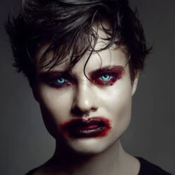 Blue Vampire Kleurlenzen | Blauwe Kleurlenzen -Halloween Cosmetica blue vampire kleurlenzen blauwe kleurlenzen