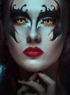 Fire Alarm Kleurlenzen | Gele Kleurlenzen -Halloween Cosmetica fire alarm kleurlenzen gele kleurlenzendead9