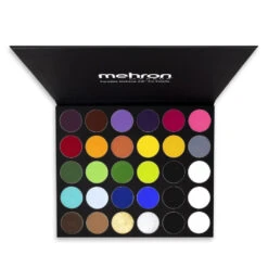 Mehron Waterschmink 30 Kleuren Palette -Halloween Cosmetica mehron waterschmink 30 kleuren paletteab6da