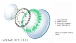 Nieuwe Producten -Halloween Cosmetica mini sclera volturi kleurlenzen rode kleurlenzen 17mm 5a55f