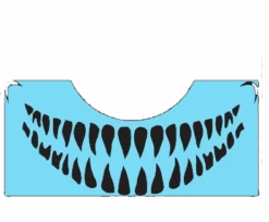 ProAiir QuickEZ Scary Teeth Sjabloon