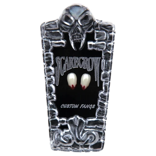 Scarecrow Blood Tip Deluxe Vampire Fangs Small | Vampiertanden 1 Scarecrow Blood Tip Deluxe Vampire Fangs Small | Vampiertanden