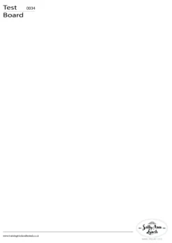 Schmink Oefenbord, Formaat A3