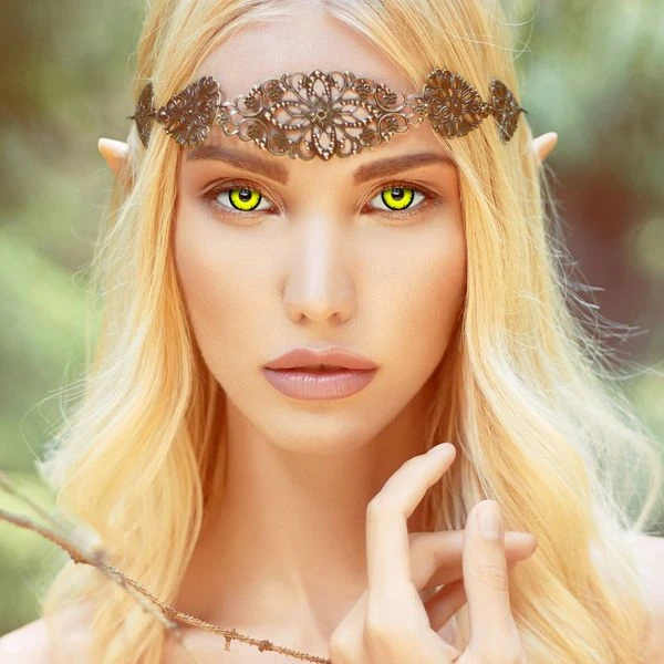 Vampire Fever Kleurlenzen | Gele Kleurlenzen 2 Vampire Fever Kleurlenzen | Gele Kleurlenzen - Afbeelding 2