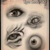 Wiser's Airbrush TattooPro Stencil - Eye See You