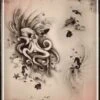 Wiser's Airbrush TattooPro Stencil - Octopus