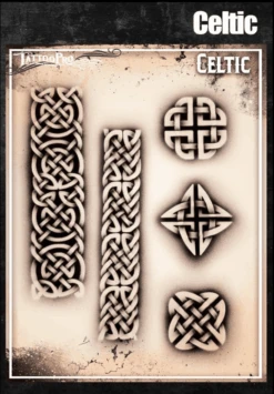 Wiser's Airbrush TattooPro Stencil – Celtic