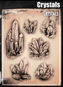 Wiser's Airbrush TattooPro Stencil – Crystals