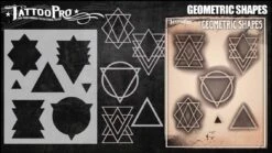 Halloween Cosmetica -Halloween Cosmetica wiser s airbrush tattoopro stencil geometric shapes