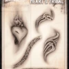 Wiser's Airbrush TattooPro Stencil – Hearts & Tribal