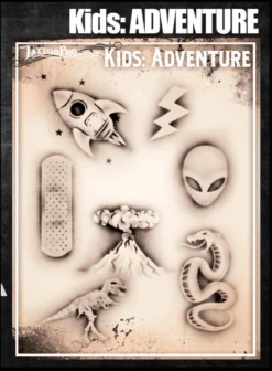 Wiser's Airbrush TattooPro Stencil – KIDS Adventure