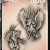 Wiser's Airbrush TattooPro Stencil – Pegasus
