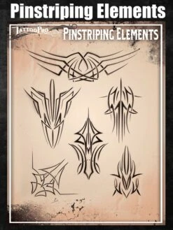 Wiser's Airbrush TattooPro Stencil – Pinstriping