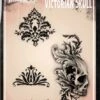 Wiser's Airbrush TattooPro Stencil – Victorian Skull