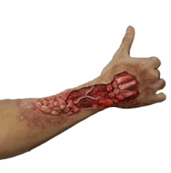 Woochie Latex Appliance Eaten Away